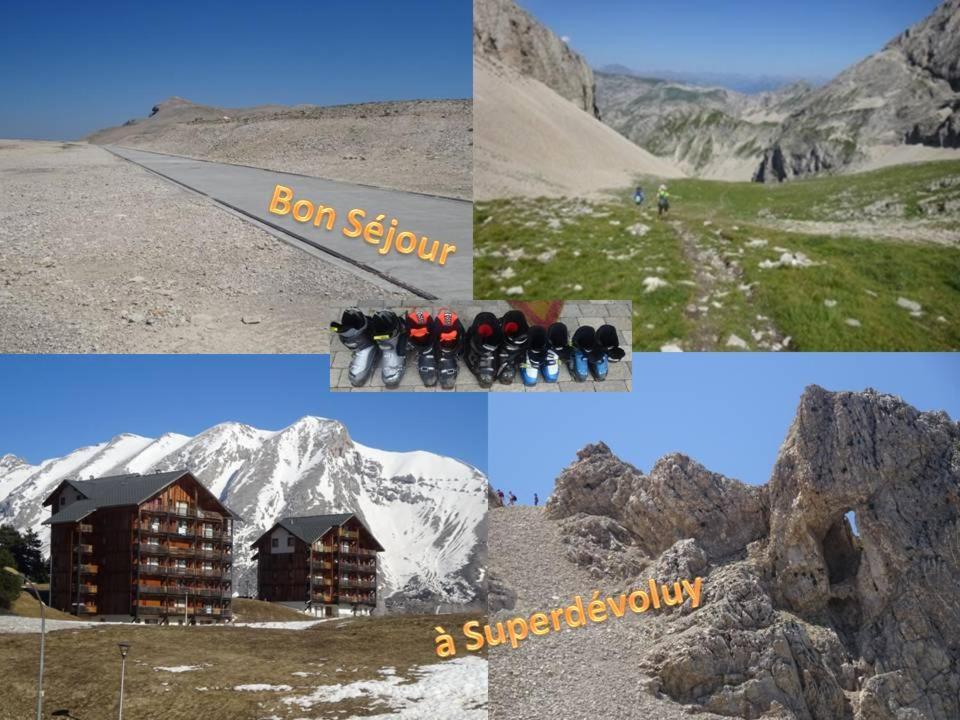 Appartement 8-10 Personnes Superdevoluy Hautes Alpes Rez De Chaussee Vue Panoramique 3 Chambres Le Devoluy Exterior foto