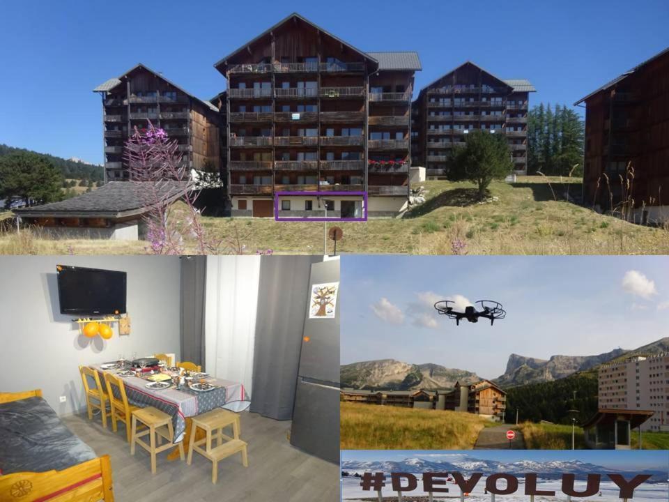 Appartement 8-10 Personnes Superdevoluy Hautes Alpes Rez De Chaussee Vue Panoramique 3 Chambres Le Devoluy Exterior foto