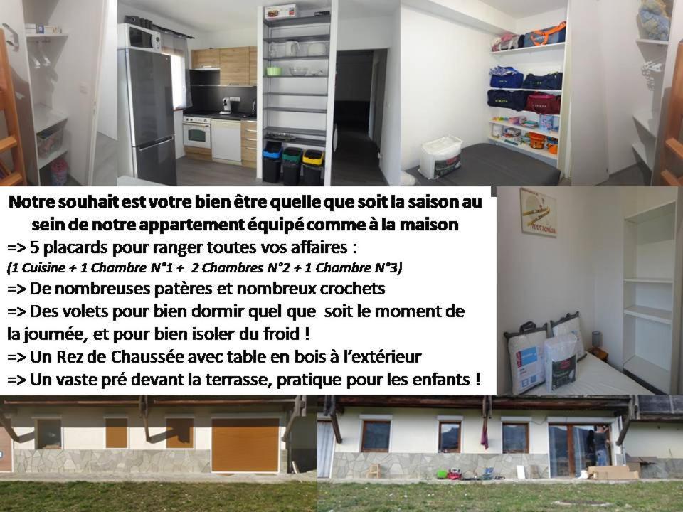 Appartement 8-10 Personnes Superdevoluy Hautes Alpes Rez De Chaussee Vue Panoramique 3 Chambres Le Devoluy Exterior foto
