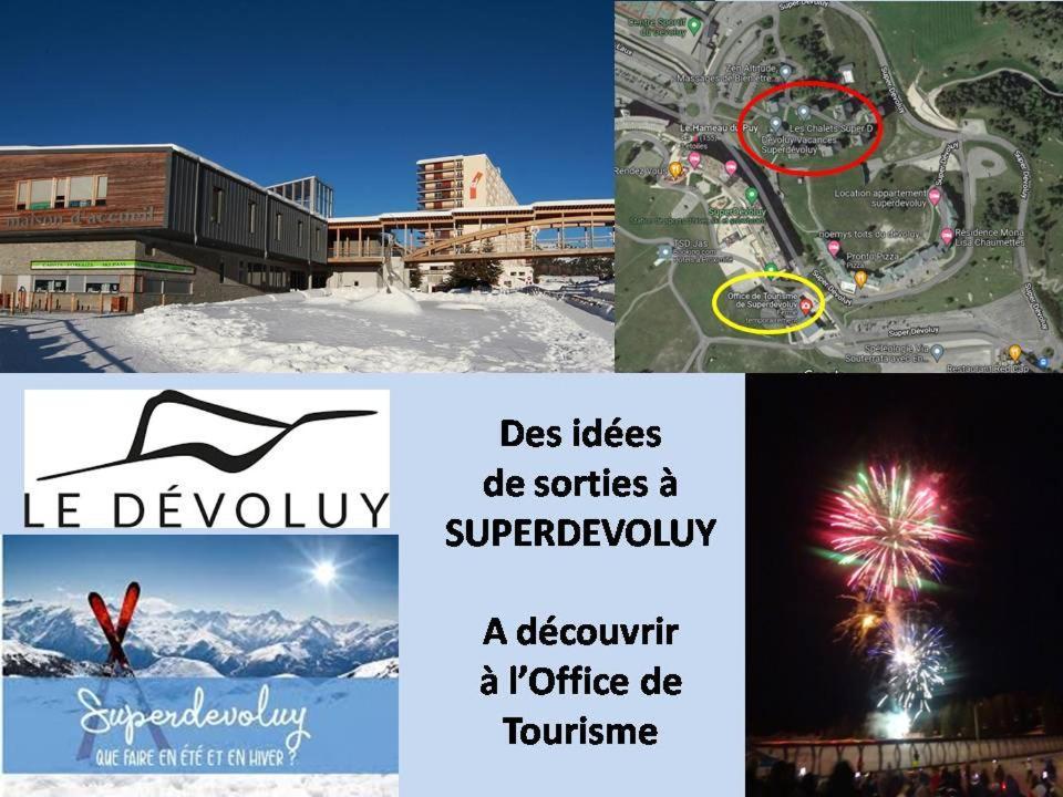 Appartement 8-10 Personnes Superdevoluy Hautes Alpes Rez De Chaussee Vue Panoramique 3 Chambres Le Devoluy Exterior foto